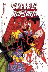 Vampirella Versus Red Sonja #4D VF/NM ; Dynamite