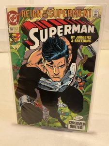 Superman #81  1993  9.0 (our highest grade)  Reign of the Supermen!