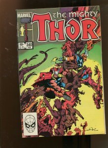 THOR #340 (NM-) THOUGH HEL SHOULD BAR THE WAY! 1984