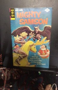 Mighty Samson #30 (1975) high-grade! Santa cover!