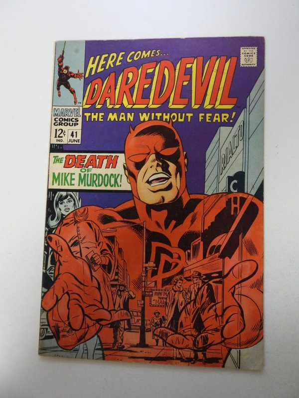 Daredevil #41 (1968) VG condition moisture damage