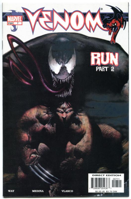 VENOM Shiver #1 2 3 4 5 6 7, NM, more MARVEL in store, 1-7, Sam Kieth,Spider-man