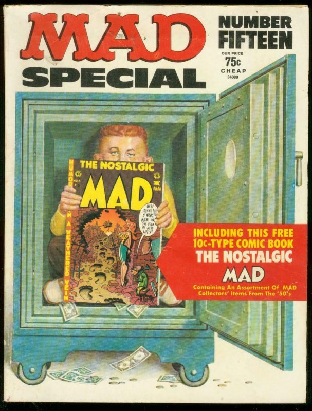 MAD SPECIAL MAGAZINE #15-1974-INCLUDES BONUS-WOOD-ELDER VG/FN 