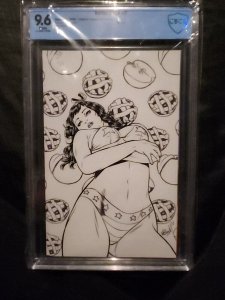 BETTIE PAGE  #2 FEDERICI Sketch Virgin Variant/ CBCS 9.6