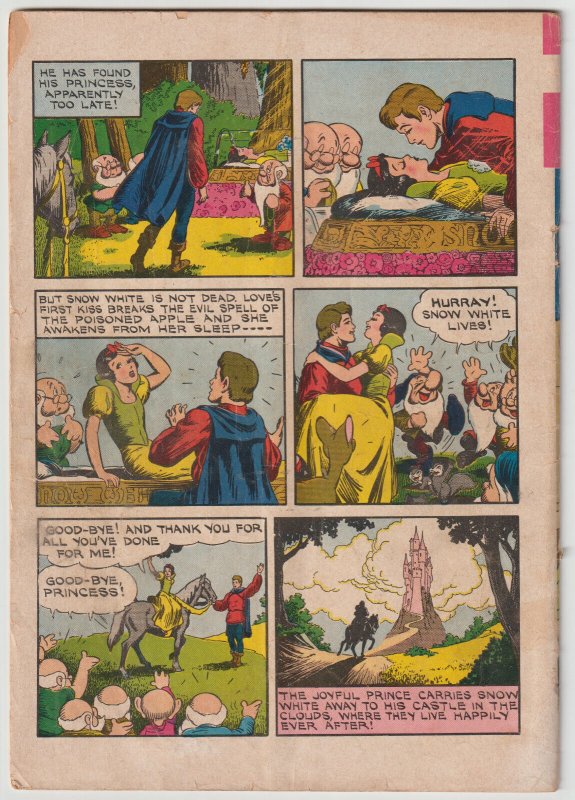 Movie Comics: Snow White & the 7 Dwarfs #10091-310 (Oct 63, Gold Key), VG (4.0)