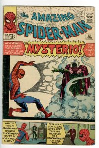 AMAZING SPIDER-MAN 13 VG+ 4.5 1st APPEARNCE MYSTERIO;SHARP!!