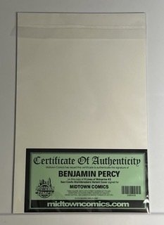 X Lives of Wolverine #2 Stormbreakers Variant Cover. Signed by Ben Percy w/ COA