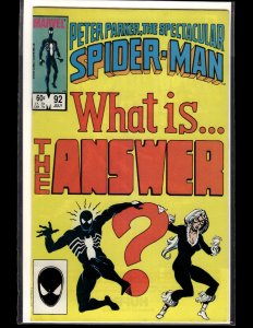 The Spectacular Spider-Man #92 (1984) Spider-Man