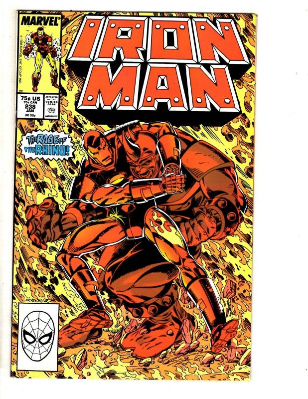 10 Iron Man Marvel Comic Books # 233 234 235 236 237 238 239 240 241 242 CR41