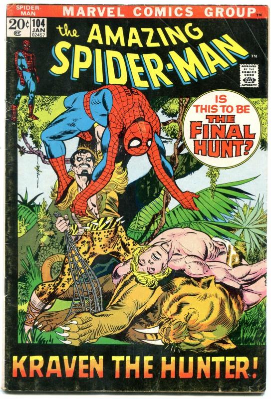 Amazing Spider-Man #18 1972- Kraven - Ka-Zar Gil Kane VG-