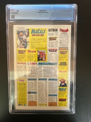 Spawn #1 (1992) - CGC 9.6 ! 1st Spawn, Wanda Blake,  Malebolgia, Sam & Twitch