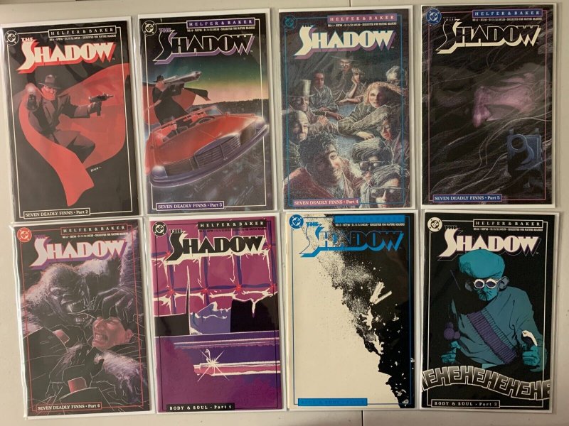 Shadow 2nd series complete set #1-19 + 2 annual 21 diff avg 8.0 (1987-89)