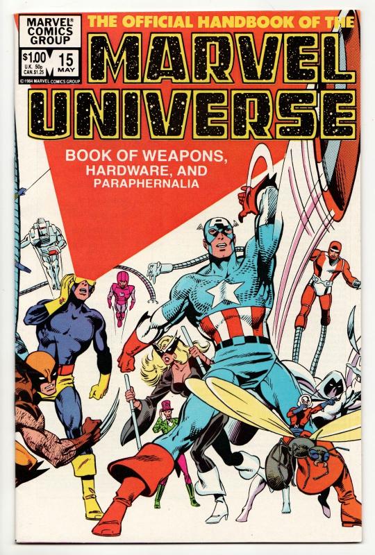 Official Handbook of the Marvel Universe #15 (Marvel, 1984) VF/NM