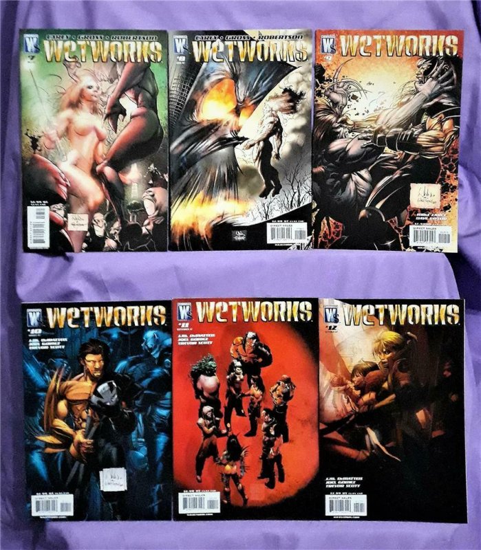 Mike Carey J.M. Dematteis WETWORKS #6 - 12 Whilce Portacio (DC, 2007)!