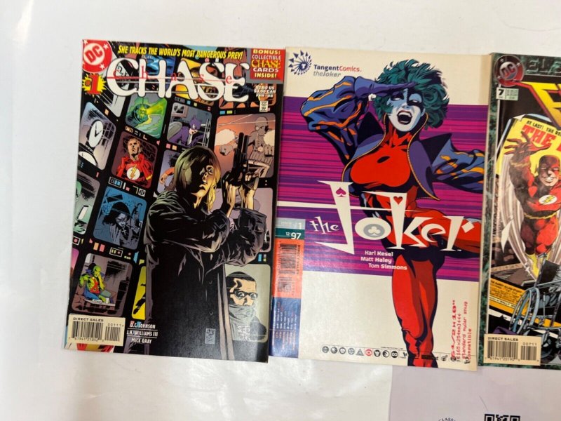 4 DC Comics The Joker # 1 + Chase # 1 + Flash # 7 + The Question # 1  75 JS51