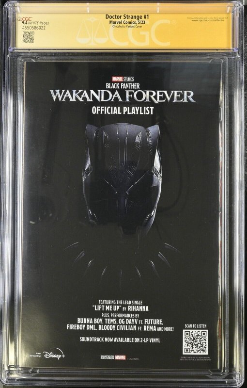 Doctor Strange (2023) # 1 (CGC 9.4 SS) Signed  Marco Checchetto * Census = 2