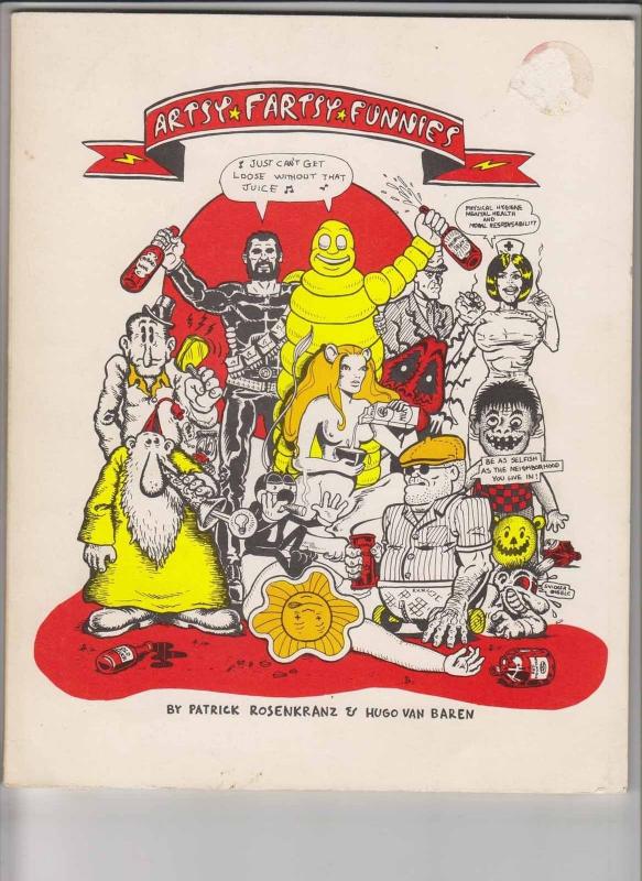 Artsy Fartsy Funnies SC VG early guide to underground comix w/photos of creators