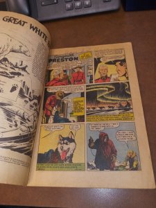 SERGEANT PRESTON #6  DELL GOLDEN-AGE COMICS 1953  canadian mountie western cover