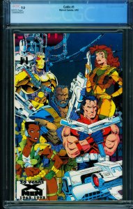 CABLE #1 CGC 9.8 1993 comic book First issue-Marvel 1996996007