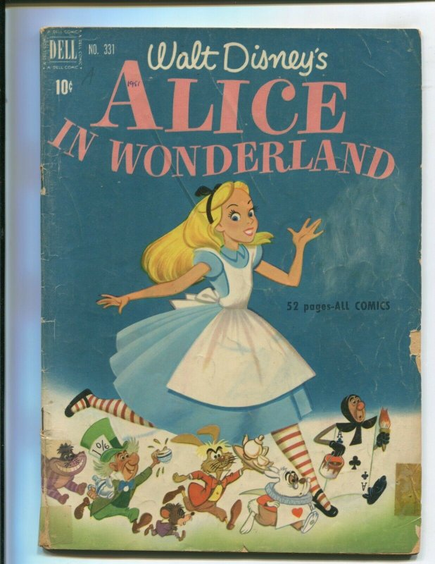 FOUR COLOR #331 (GD) ALICE IN WONDERLAND!! 1951