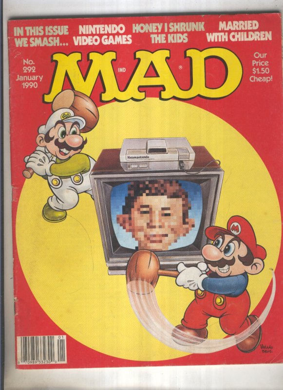 MAD MAGAZINE Numero 292 January 1990