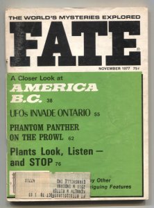 Fate Magazine November 1977 - Phantom Panther - UFOs Invade Ontario