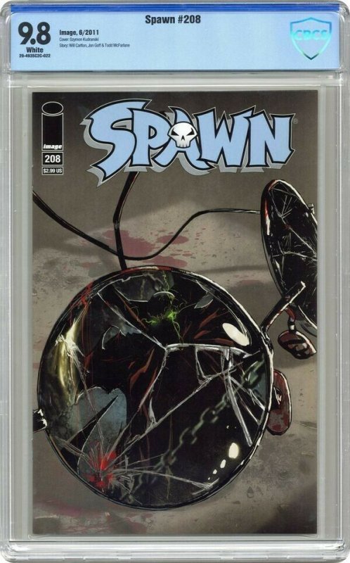 Spawn #208 Image 2011 CBCS 9.8 Low Print Run Equals Top CGC Todd McFarlane