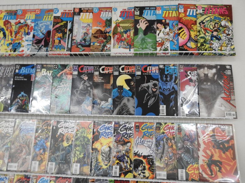 Huge Lot of 180+ Comics W/ Ghost Rider, Batman, Swamp Thing Avg VF- Condition!