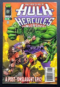 Incredible Hulk: Hercules Unleashed (1996) 1/2 detached cvr - FN