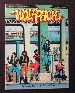 1987 WOLFPACK Marvel Graphic Novel by Ron Wilson SC VF 8.0 1st Printing