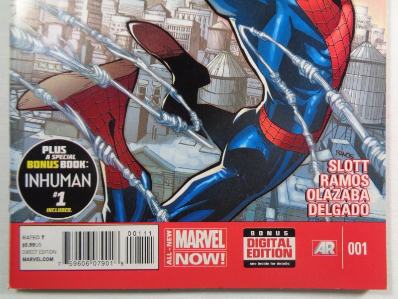 The Amazing Spider-Man #1 NM 1st Appearance Cindy Moon(Silk) (2014)