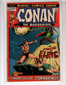 Conan the Barbarian #14 (1972) VG 1st app Elric! [NSC•BI#06]