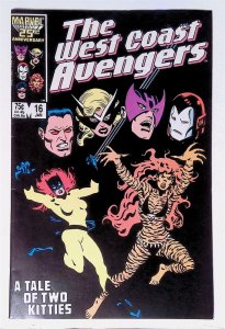West Coast Avengers #16 (Jan 1987, Marvel) 6.5 FN+