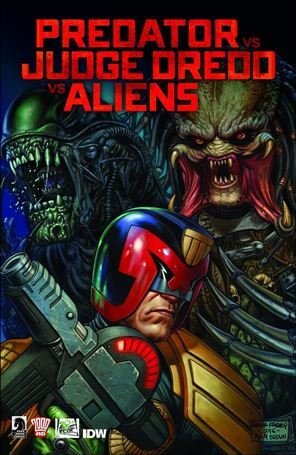 Predator vs. Judge Dredd vs. Aliens 4-A Glenn Fabry Cover VF/NM