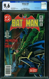 Batman #344 (1982) CGC 9.6 NM+