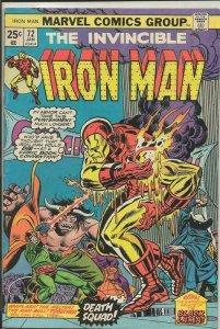 Iron Man #72 ORIGINAL Vintage 1975 Marvel Comics Tony Stark Goes to SDCC