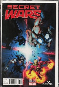 Secret Wars #1 Hastings Cover (2015) The Thing