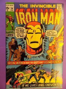 INVINCIBLE IRON MAN # 34 NICE COLOR HIGHER GRADE