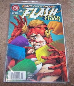 FLASH COMIC # 114 HOT speed trap race against time WALLY WEST 