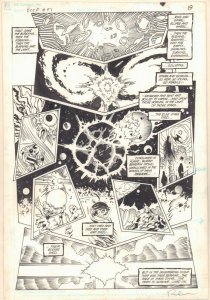 DC Comics Presents #97 p.19 - Creazy Cosmic Page - 1986 art by Rick Veitch