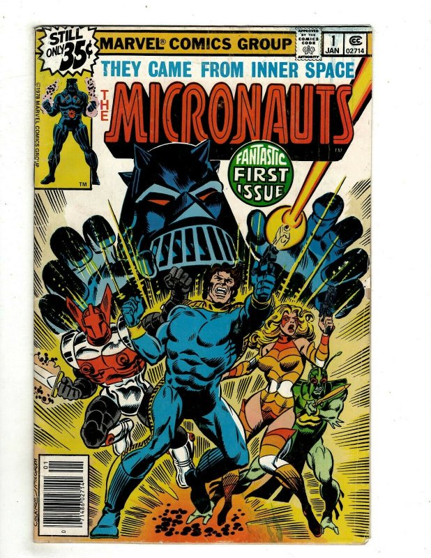 12 The Micronauts Marvel Comics # 1 2 3 4 5 6 7 8 910 11 12 Inner Space J507