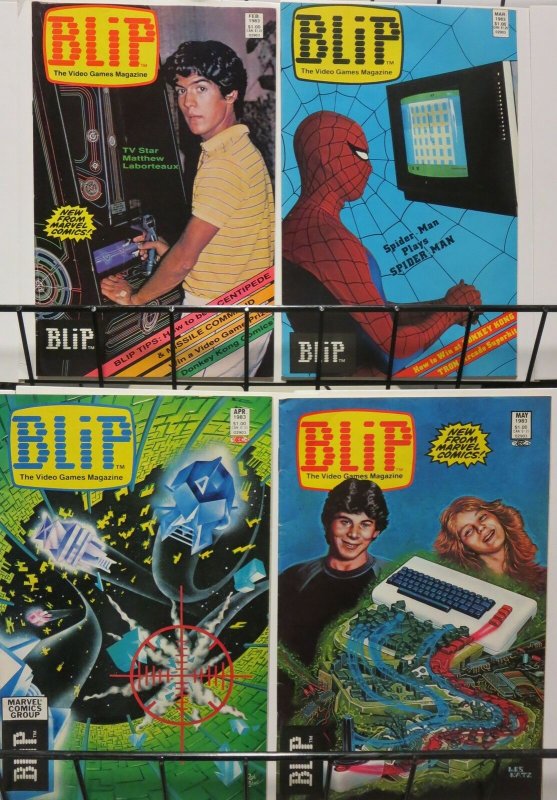 BLIP 1-4 80'S classic Video Games meet Comics from Marvel
