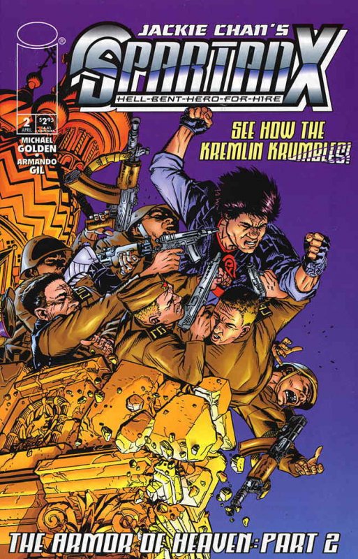 Spartan X: Hell-Bent-Hero-For-Hire (Jackie Chan's ) #2 VF ; Image