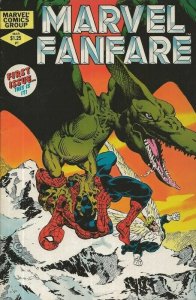 Marvel Fanfare #1 ORIGINAL Vintage 1982 Marvel Comics Spiderman Savage Land