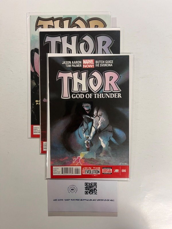 3 Thor Marvel Comic Books # 6 7 8 Hulk Avengers Defenders Spiderman 38 SM6