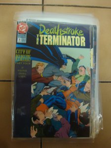 Deathstroke, the Terminator #9 Mike Zeck Cover Marv Wolfman Story Batman