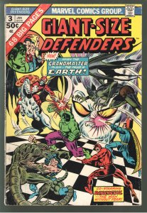 DEFENDERS giant size #3 1st APPEARANCE KORVAC;VG/F 5.0