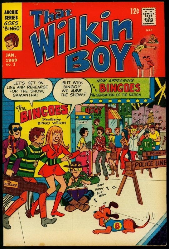 That Wilkin Boy #1 1969- Archie Comics- 1st Bingoes & Samantha- FN/VF