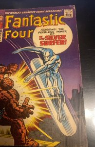 Fantastic Four #55 (1966)silver surfer vs the thing