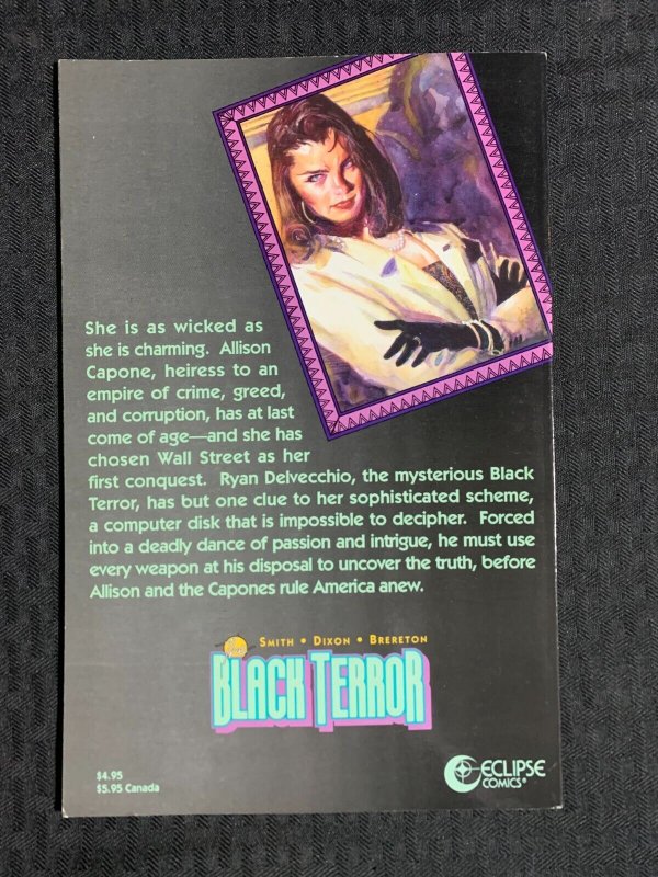 1990 THE BLACK TERROR Seduction of Deceit Book 2 SC VF- 7.5 Eclipse